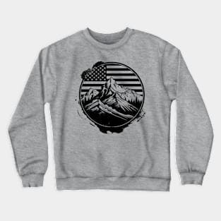 USA Mountain logo Crewneck Sweatshirt